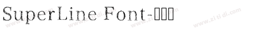 SuperLine Font字体转换